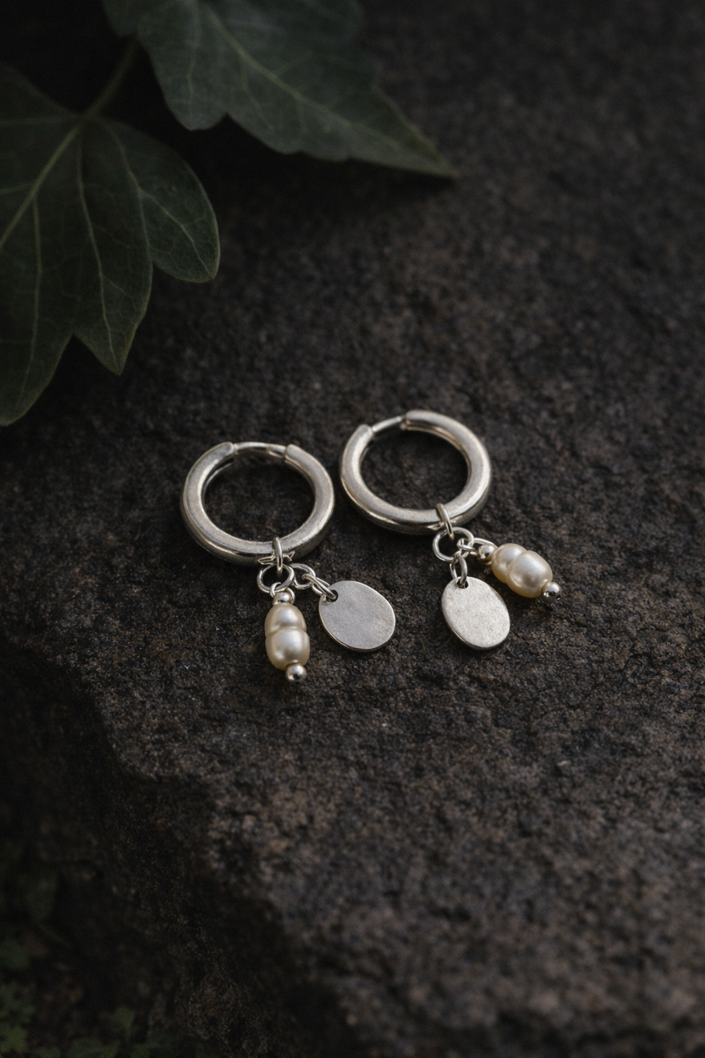 Legacy Pearl Hoops