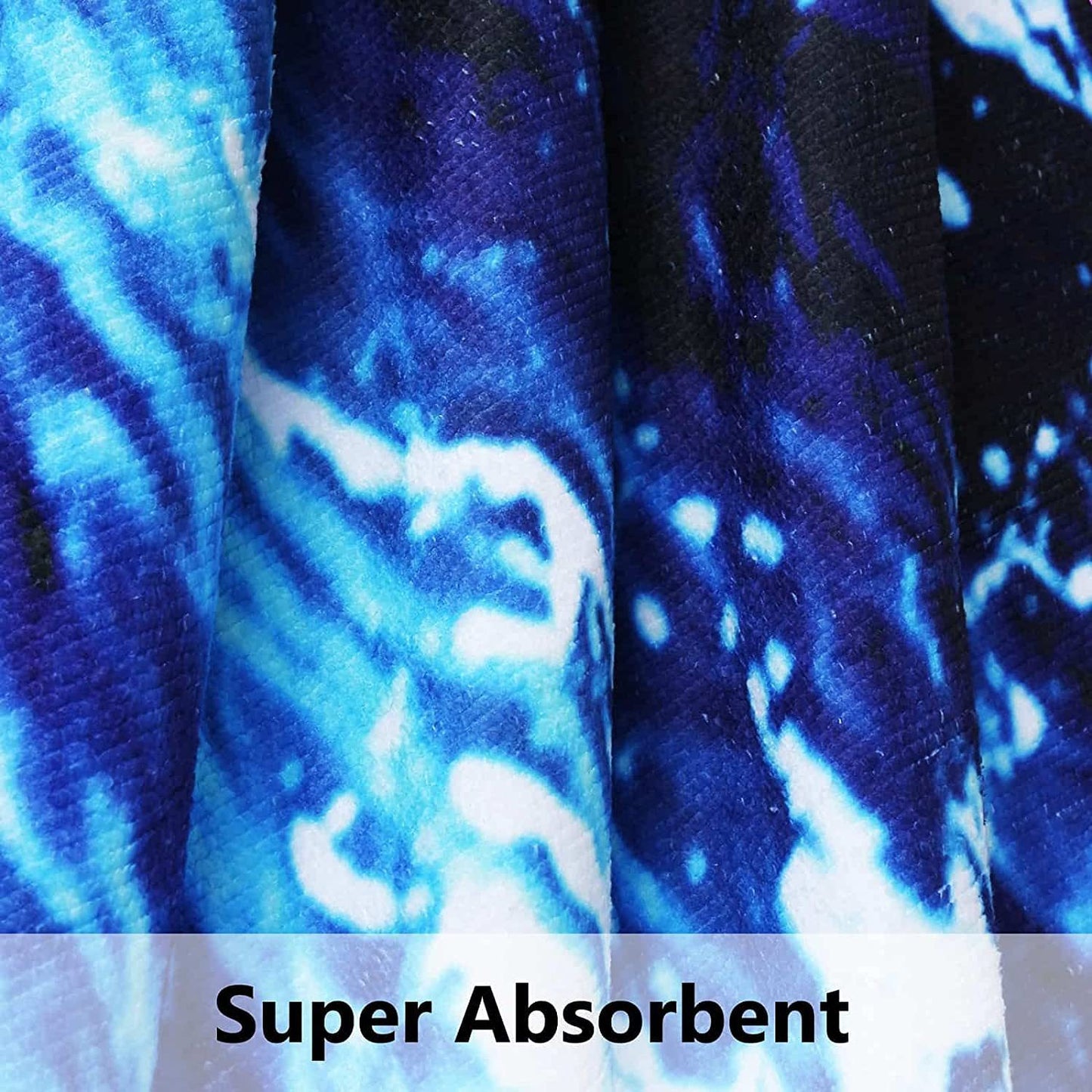 Large Floral Boho Round 60 Inch Thick Absorbent Quick Dry Beach Bath Towel Blanket